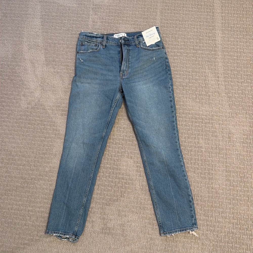 Abercrombie skinny high rise jean